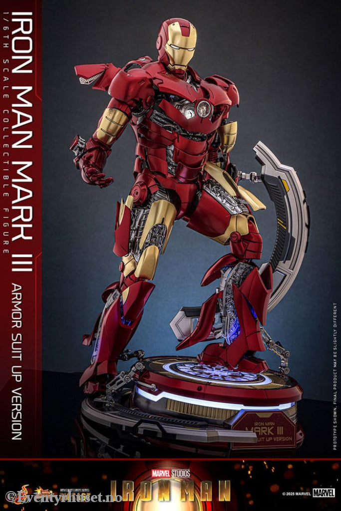 Iron Man Movie Masterpiece Diecast Action Figure 1/6 Iron Man Mark III (Armor Suit Up Version) 32 cm Toys