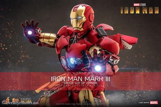 Iron Man Movie Masterpiece Diecast Action Figure 1/6 Iron Man Mark III (Armor Suit Up Version) 32 cm Toys