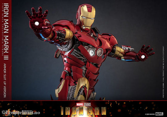 Iron Man Movie Masterpiece Diecast Action Figure 1/6 Iron Man Mark III (Armor Suit Up Version) 32 cm Toys