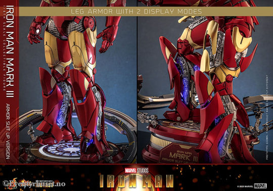 Iron Man Movie Masterpiece Diecast Action Figure 1/6 Iron Man Mark III (Armor Suit Up Version) 32 cm Toys