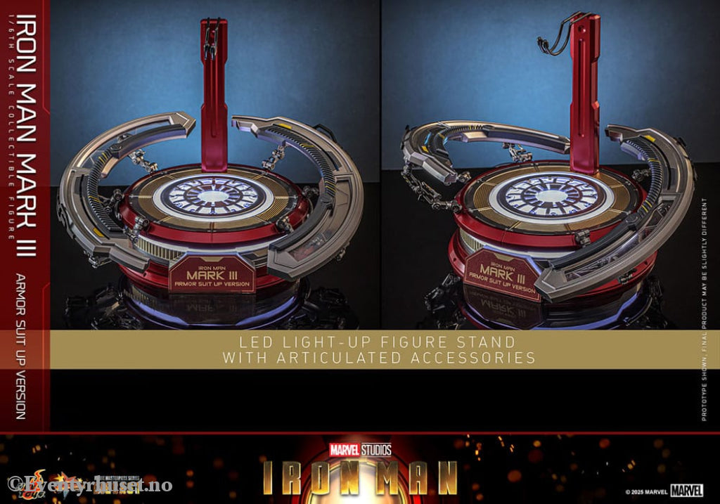 Iron Man Movie Masterpiece Diecast Action Figure 1/6 Iron Man Mark III (Armor Suit Up Version) 32 cm Toys