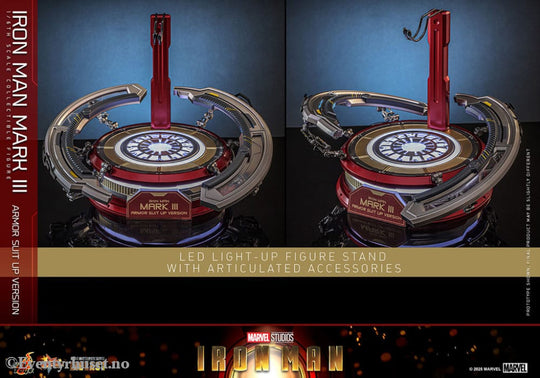 Iron Man Movie Masterpiece Diecast Action Figure 1/6 Iron Man Mark III (Armor Suit Up Version) 32 cm Toys
