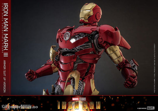 Iron Man Movie Masterpiece Diecast Action Figure 1/6 Iron Man Mark III (Armor Suit Up Version) 32 cm Toys