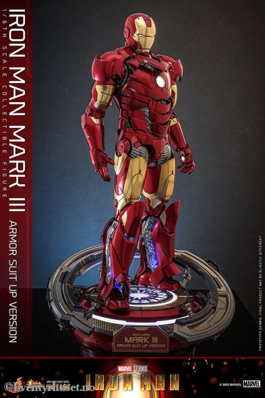 Iron Man Movie Masterpiece Diecast Action Figure 1/6 Iron Man Mark III (Armor Suit Up Version) 32 cm Toys