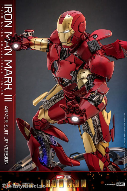 Iron Man Movie Masterpiece Diecast Action Figure 1/6 Iron Man Mark III (Armor Suit Up Version) 32 cm Toys
