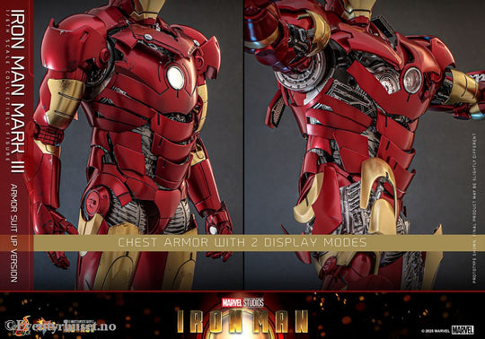 Iron Man Movie Masterpiece Diecast Action Figure 1/6 Iron Man Mark III (Armor Suit Up Version) 32 cm Toys