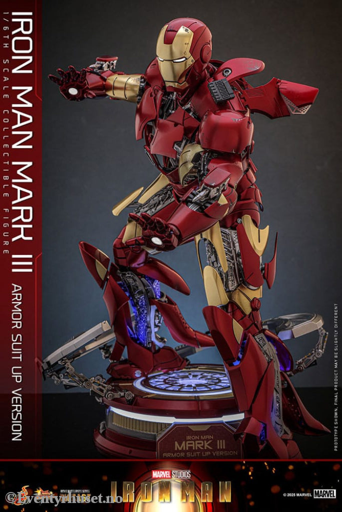 Iron Man Movie Masterpiece Diecast Action Figure 1/6 Iron Man Mark III (Armor Suit Up Version) 32 cm Toys