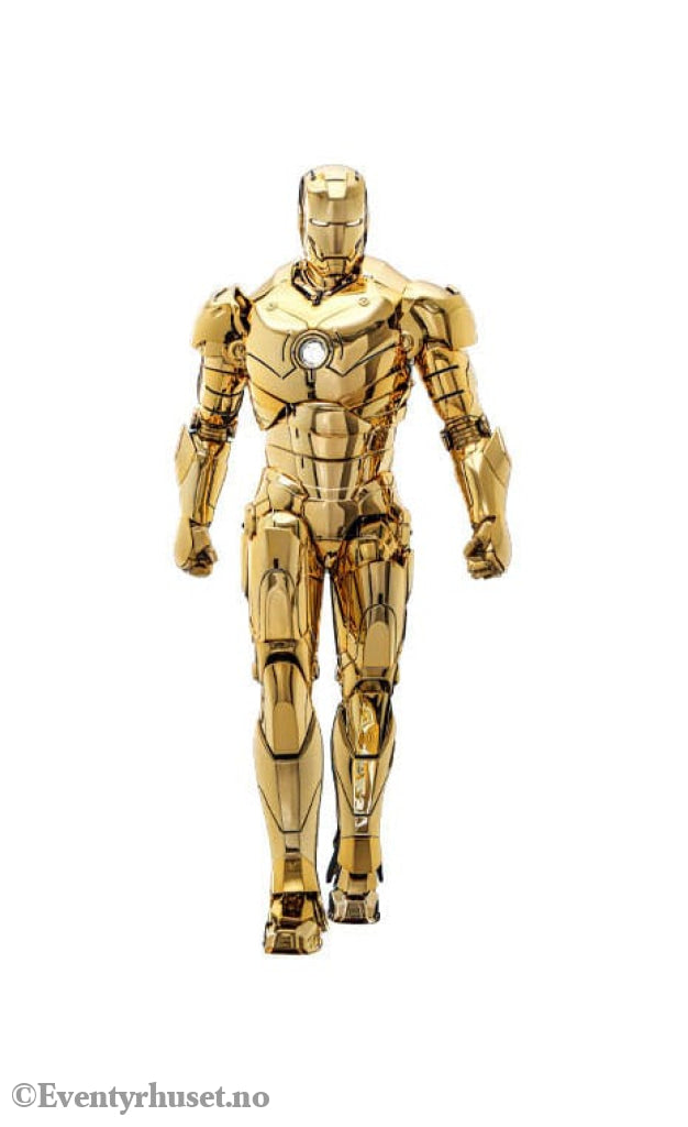 Iron Man Movie Masterpiece Diecast Action Figure 1/6 Iron Man Mark III (Gold Color Version) Hot Toys Exclusive 33 cm