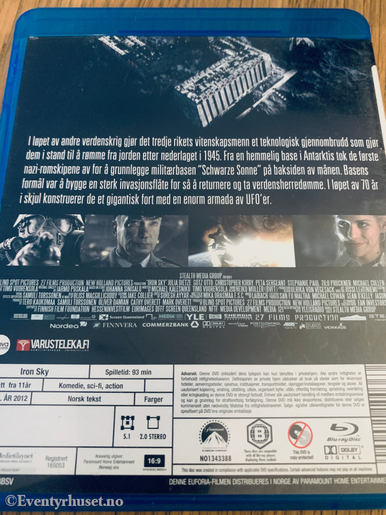 Iron Sky (2012). Blu-Ray.