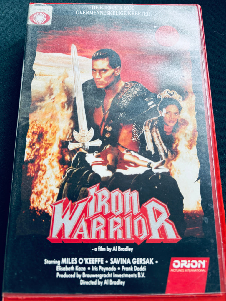 Iron Warrior. 1987. VHS Big Box. VHS Big Box