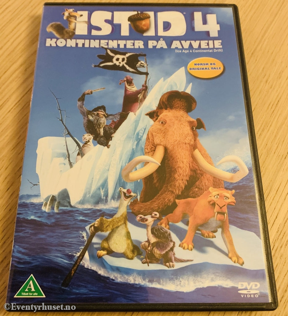 Istid 4. Kontinenter På Avveie. Dvd. Dvd