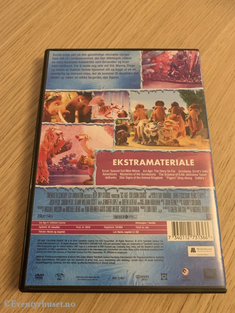 Istid 5. På Kollisjonskurs. Dvd. Dvd