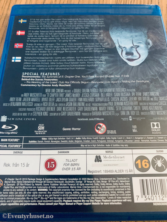 It: Chapter Two (2019). Blu-Ray.