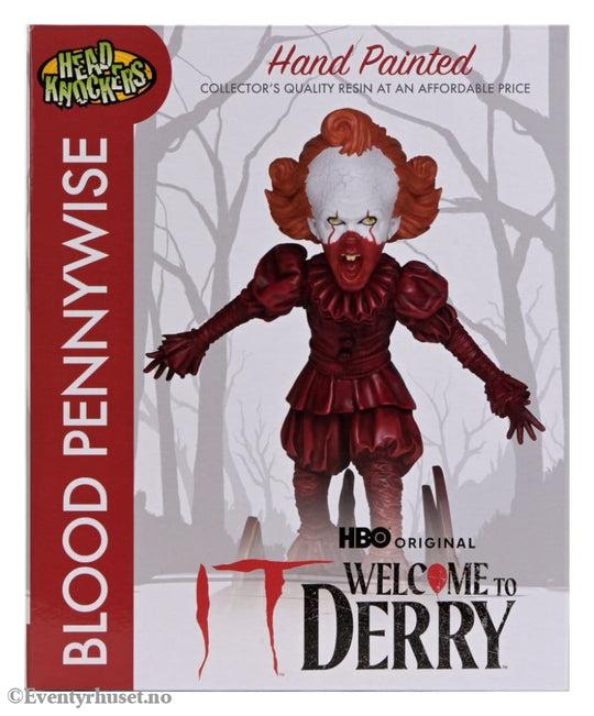 It: Welcome To Derry Head Knocker Blood Pennywise 19 cm Toys