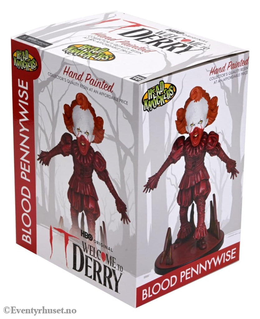 It: Welcome To Derry Head Knocker Blood Pennywise 19 cm Toys