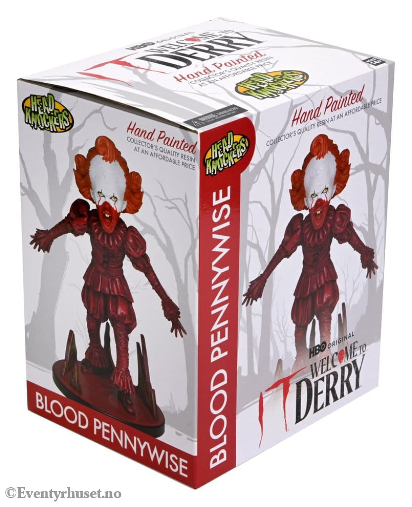 It: Welcome To Derry Head Knocker Blood Pennywise 19 cm Toys