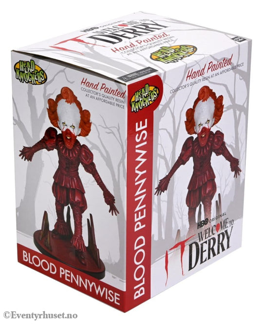 It: Welcome To Derry Head Knocker Blood Pennywise 19 cm Toys
