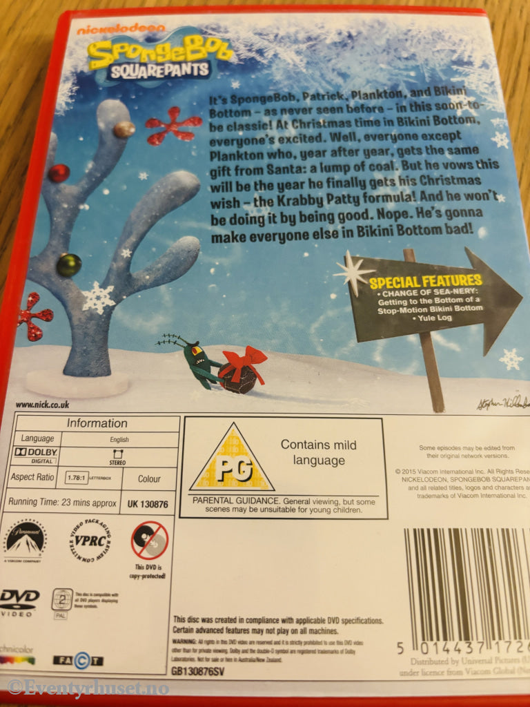 It's a SpongeBob SquarePants Christmas! (2012) . DVD.