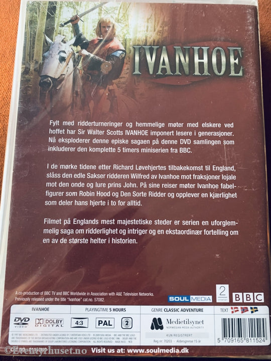 Ivanhoe. 1997. Dvd Samleboks. Ny I Plast!