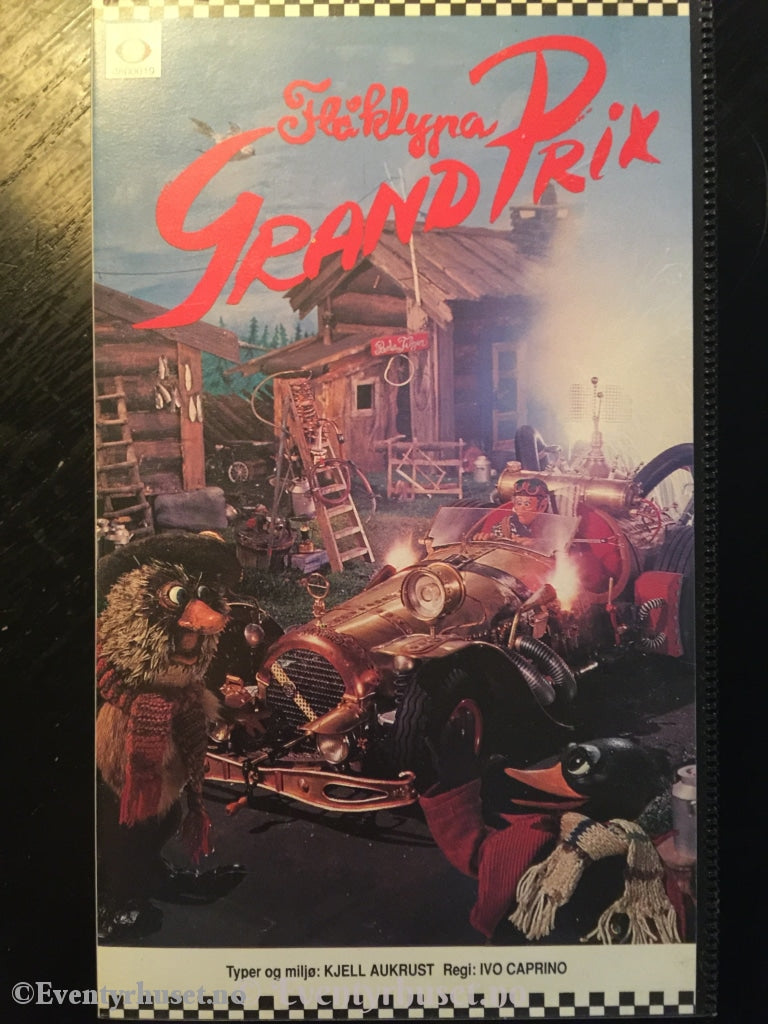 Ivo Caprino. 1975. Flåklypa Grand Prix. Vhs. Vhs