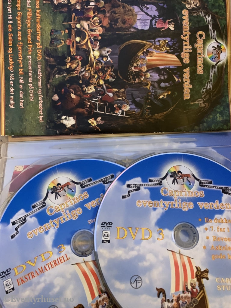 Ivo Caprino. Caprinos Eventyrlige Verden - Askeladden. Dvd. Dobbeldisk Slipcase. Dvd
