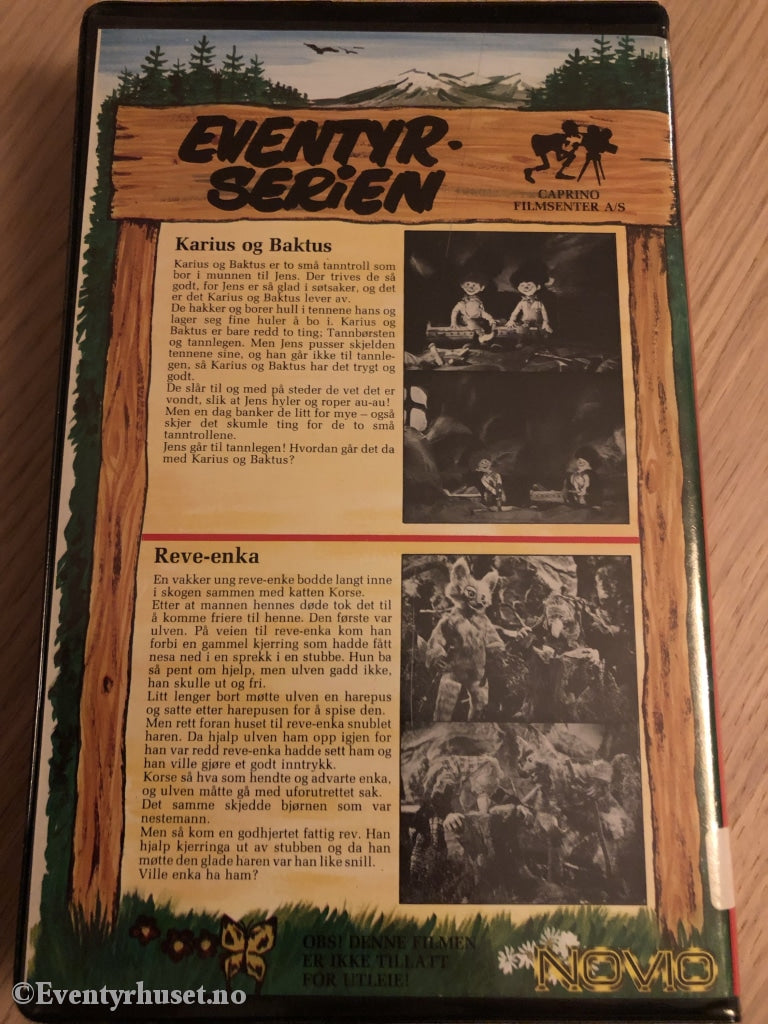 Ivo Caprino. Etter Asbjørnsen Og Moe. Karius Baktus. Reve-Enka. Beta. Vhs