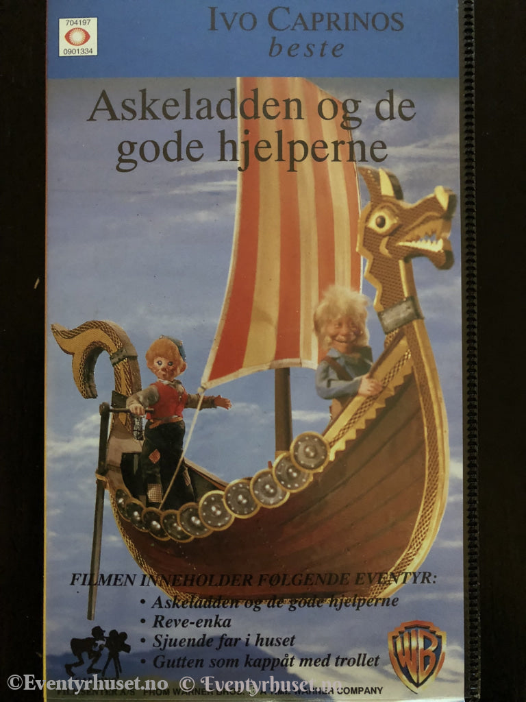 Ivo Caprino´s Beste. Askeladden Og De Gode Hjelperne. Vhs. Vhs