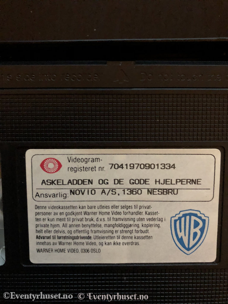 Ivo Caprino´s Beste. Askeladden Og De Gode Hjelperne. Vhs. Vhs