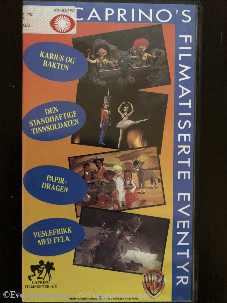 Ivo Caprino´s Filmatiserte Eventyr. Vhs. Vhs