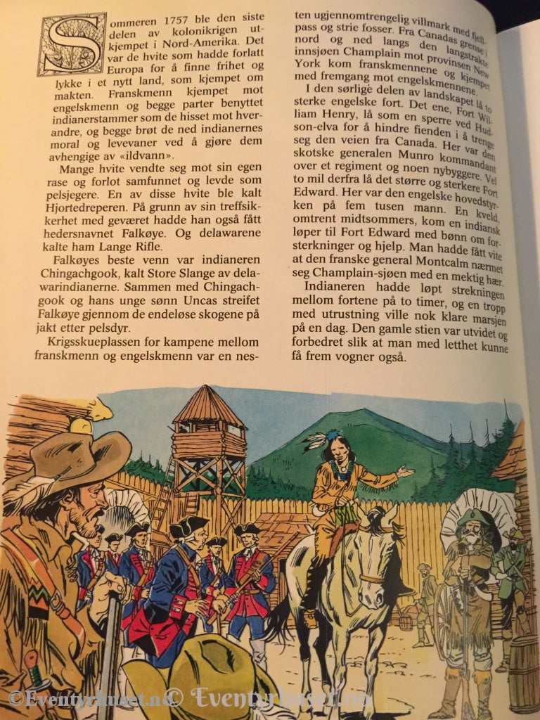 J. F. Cooper. 1984. Den Siste Mohikaner. Eventyrbok