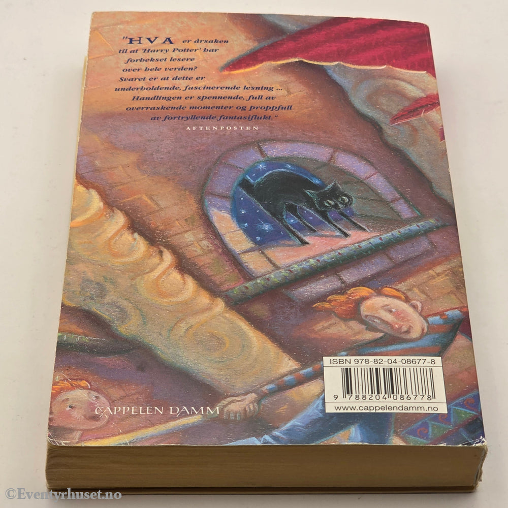 J.K. Rowling, 1999, Harry Potter og Mysteriekammeret. Bok.