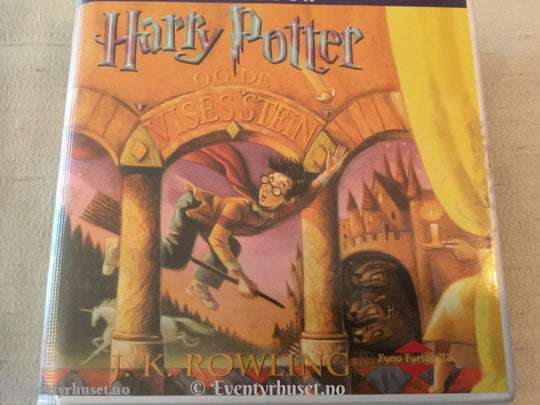 J. K. Rowling. 2000. Harry Potter Og De Vises Stein. Lydbok På 8 X Cd.