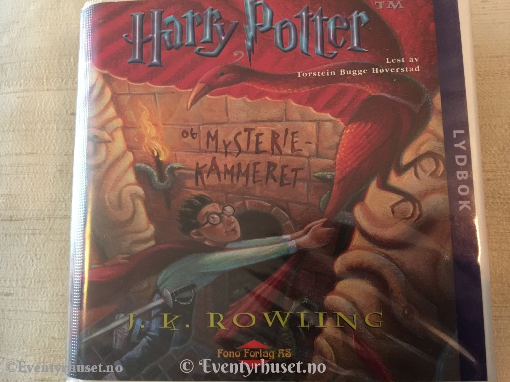 J. K. Rowling. 2000. Harry Potter Og Mysteriekammeret. Lydbok På 9 X Cd.