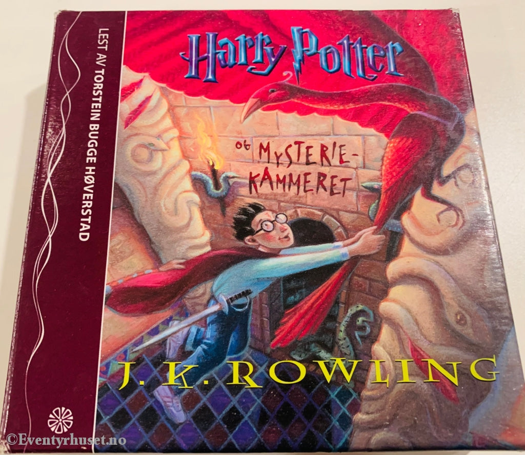 J. K. Rowling. 2000. Harry Potter Og Mysteriekammeret. Lydbok På 9 X Cd.