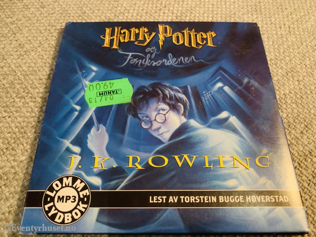 J. K. Rowling. 2003. Harry Potter Og Føniksordenen. Lydbok På Mp3-Cd.
