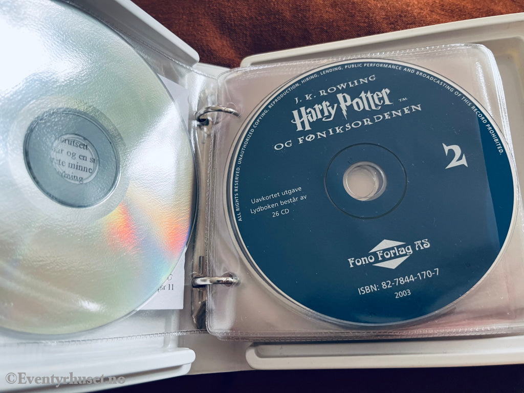 J. K. Rowling. Harry Potter Og Føniksordenen. Lydbok På 26 X Cd.