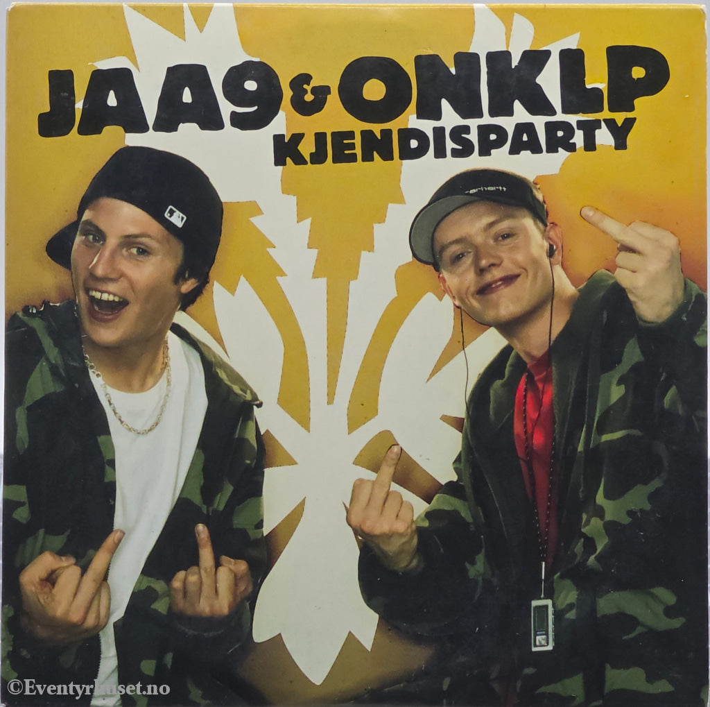 Jaa9 & OnklP. 2004. Kjendisparty. CD-singel i sleeve.