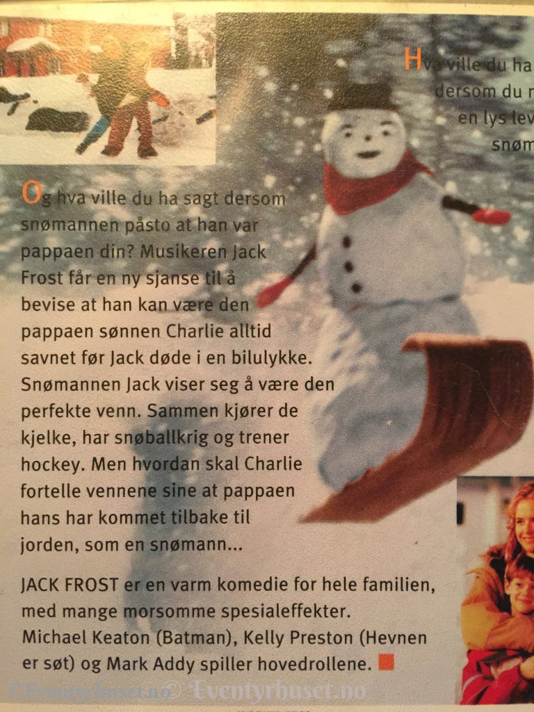 Jack Frost. Vhs. Vhs