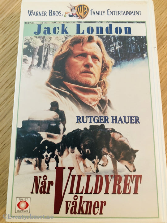 Jack London. 1996. Når Villdyret Våkner. Vhs. Vhs