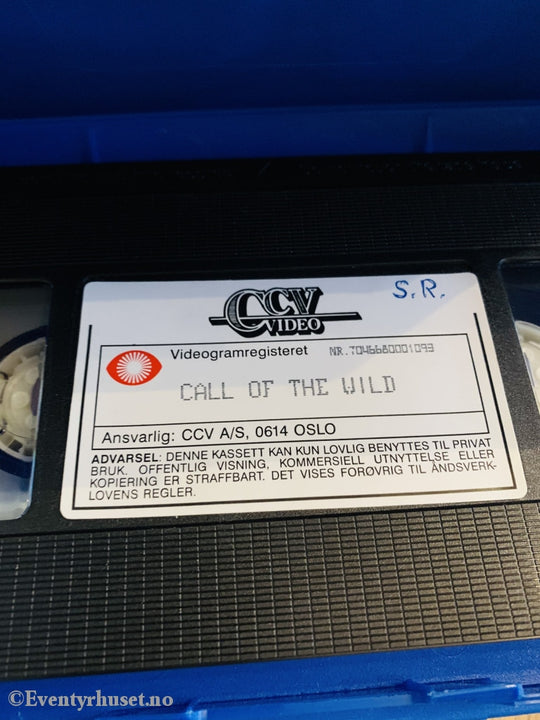 Jack Londons Call Of The Wild. 1993. Vhs. Vhs