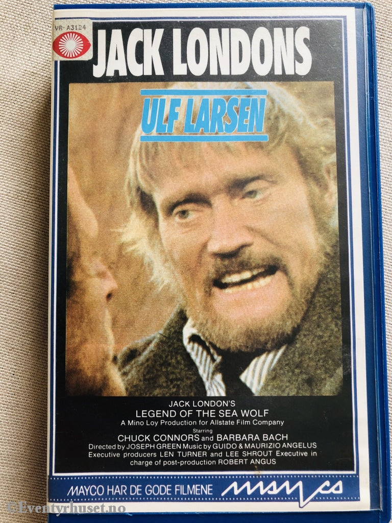 Jack Londons Ulf Larsen (The Legend Of The Sea Wolf). 1975. Vhs Big Box.