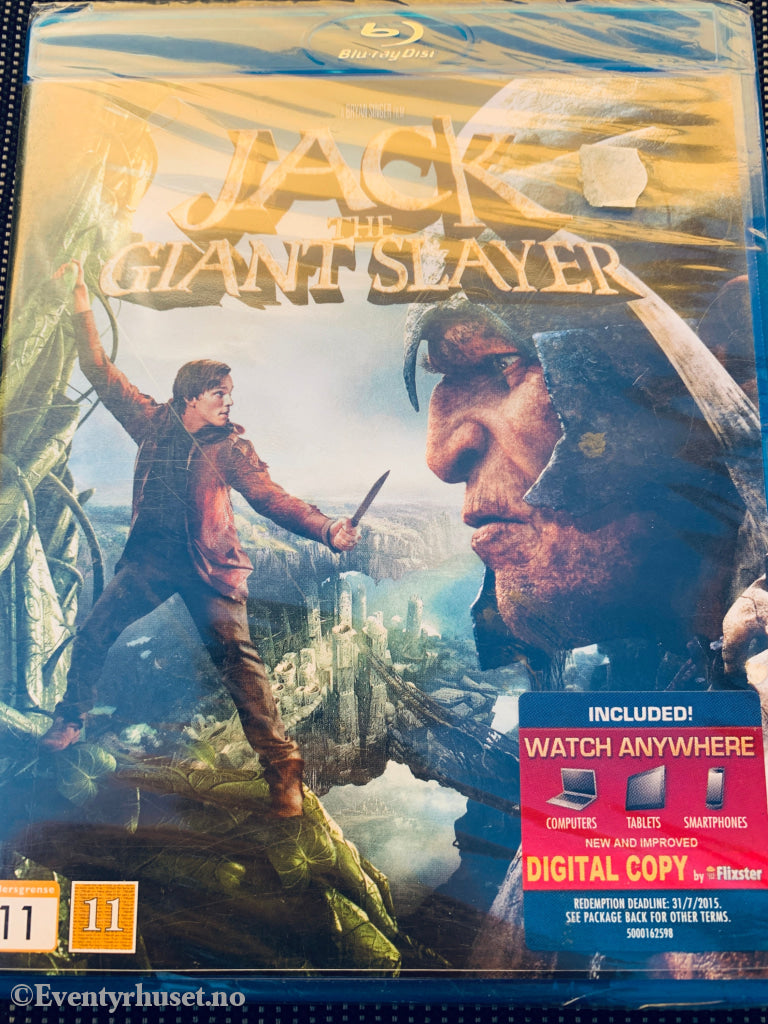Jack the Giant Slayer. Blu-ray. Ny i plast!
