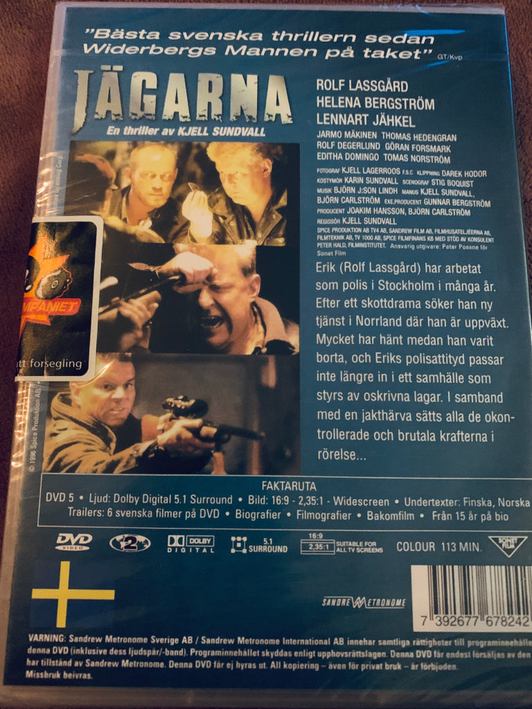 Jägarna. DVD. Ny i plast! DVD