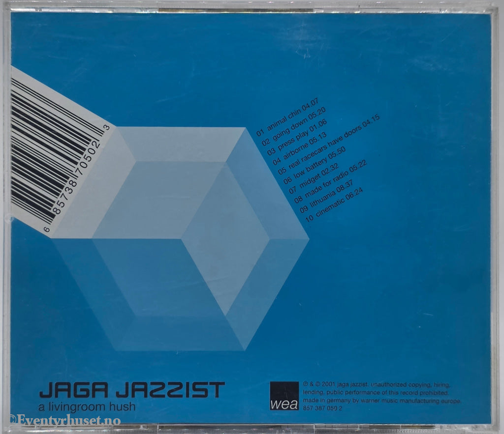 Jaga Jazzist. 2001. A Livingroom Hush. CD.