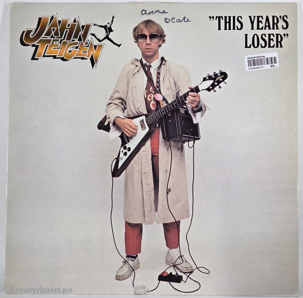 Jahn Teigen. 1978. This Year's Loser . LP.