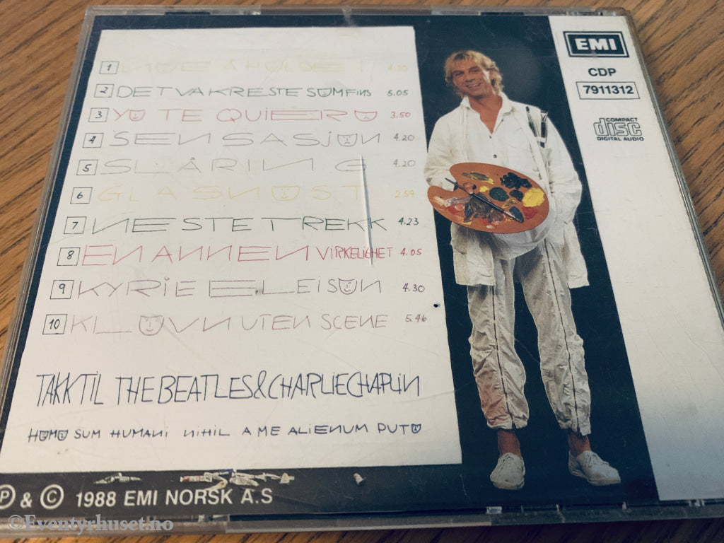 Jahn Teigen. 1988. Klovn uten scene. CD.