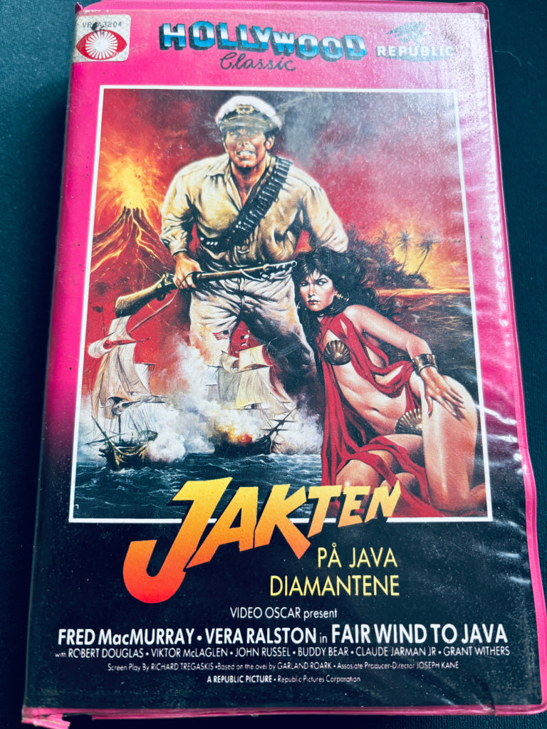 Jakten på Javadiamantene. 1953. VHS Big Box. VHS Big Box