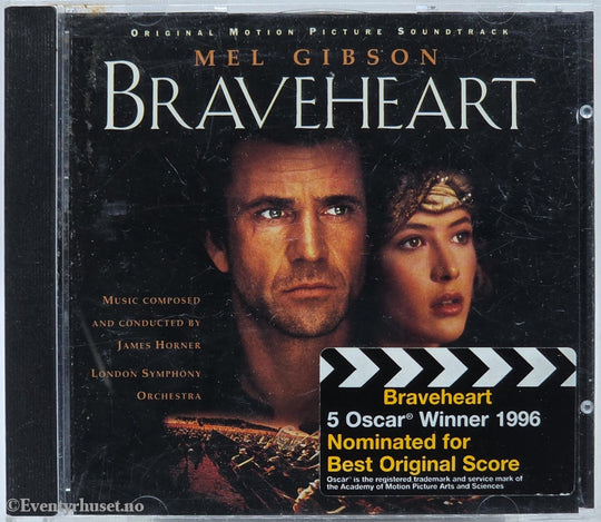 James Horner (1995) - Braveheart (Soundtrack). Musikk-CD.