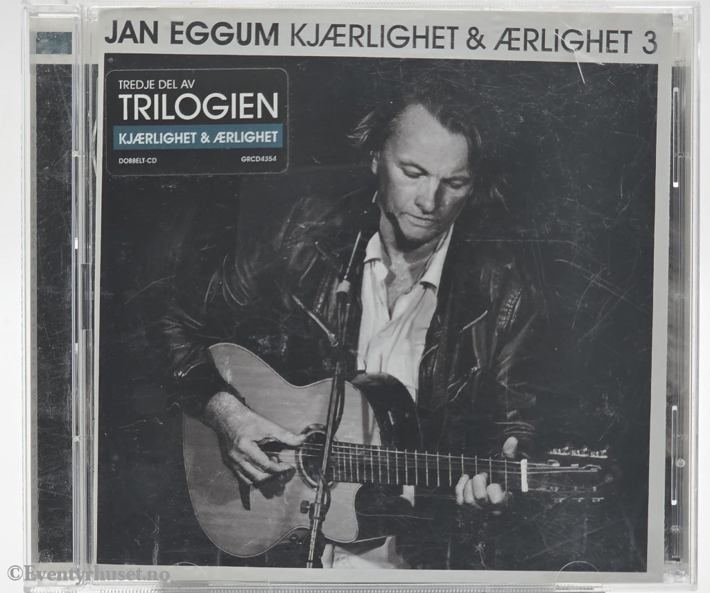 Jan Eggum – Kjærlighet & Ærlighet 3. 2011. Musikk-CD.