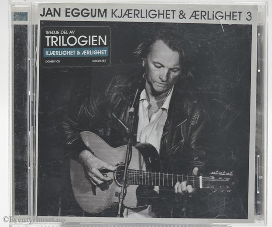 Jan Eggum – Kjærlighet & Ærlighet 3. 2011. Musikk-CD.